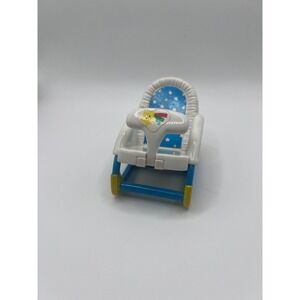 Vintage Fisher-Price Loving Family Sparkling Rocker Bouncy Seat 2001 Dollhouse